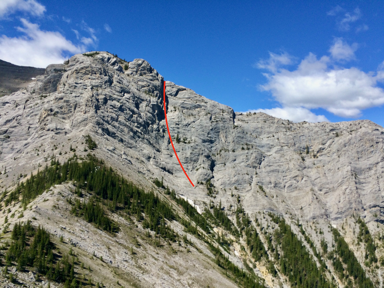 Whitebark multipitch route wasootch peak